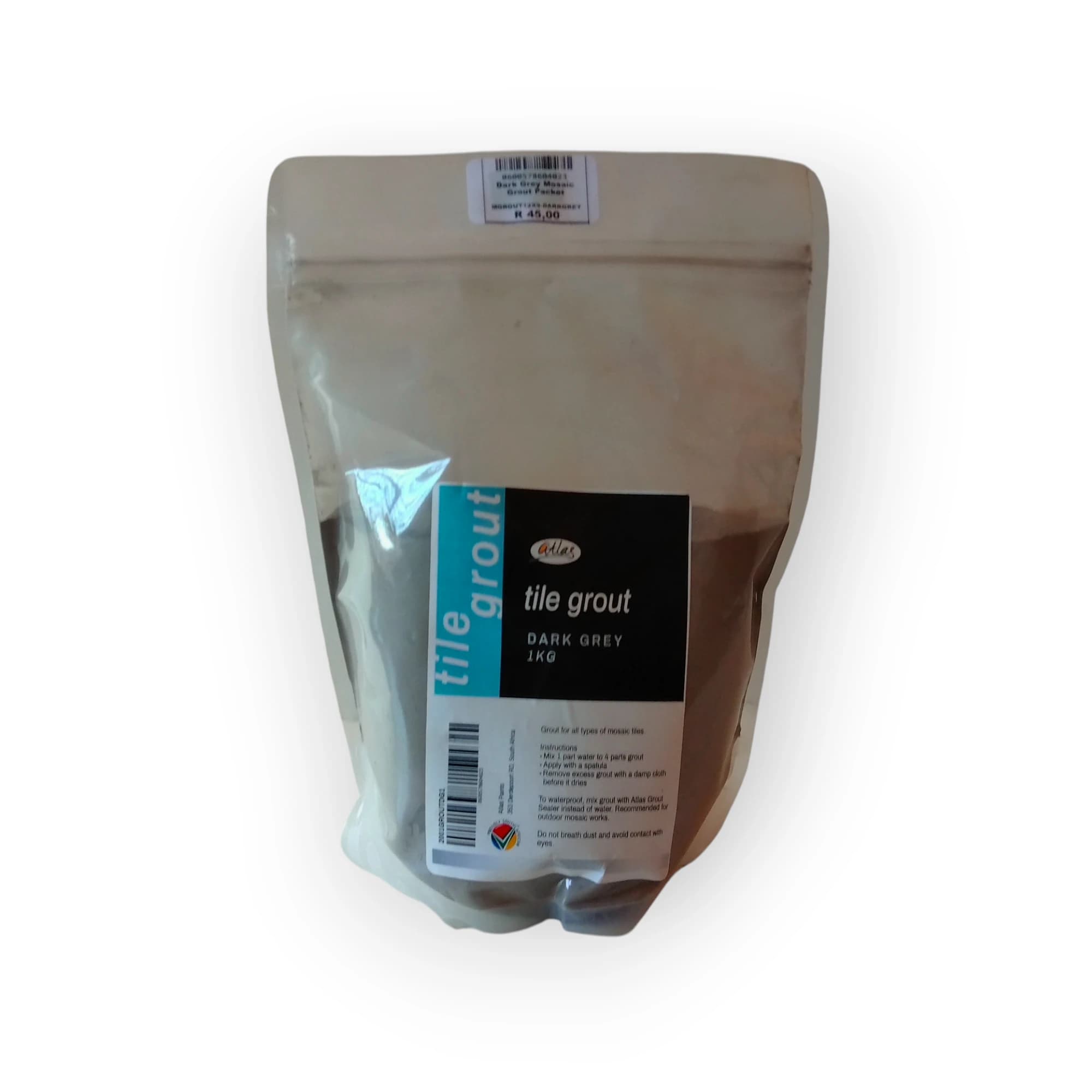 Dark Grey Mosaic Grout Packet