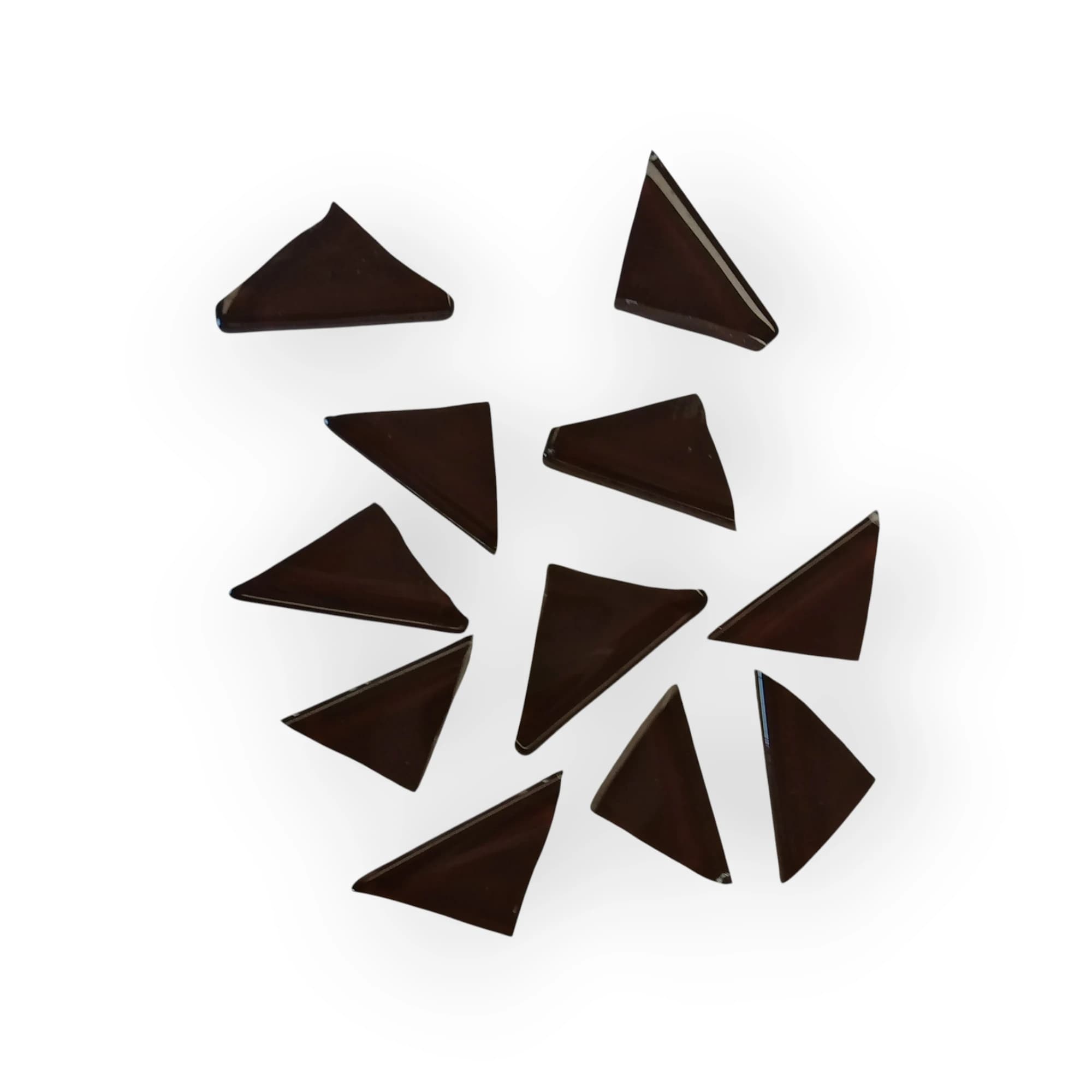 Bag of pre-cut Dark Brown mosaic tiles
