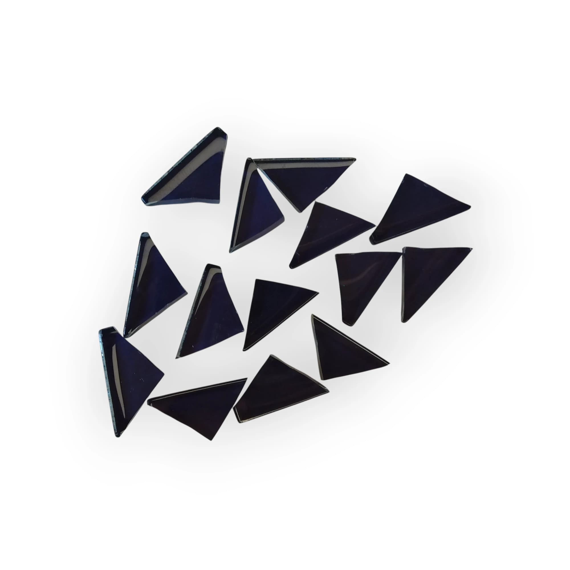 Bag of pre-cut Deep Purple mosaic tiles
