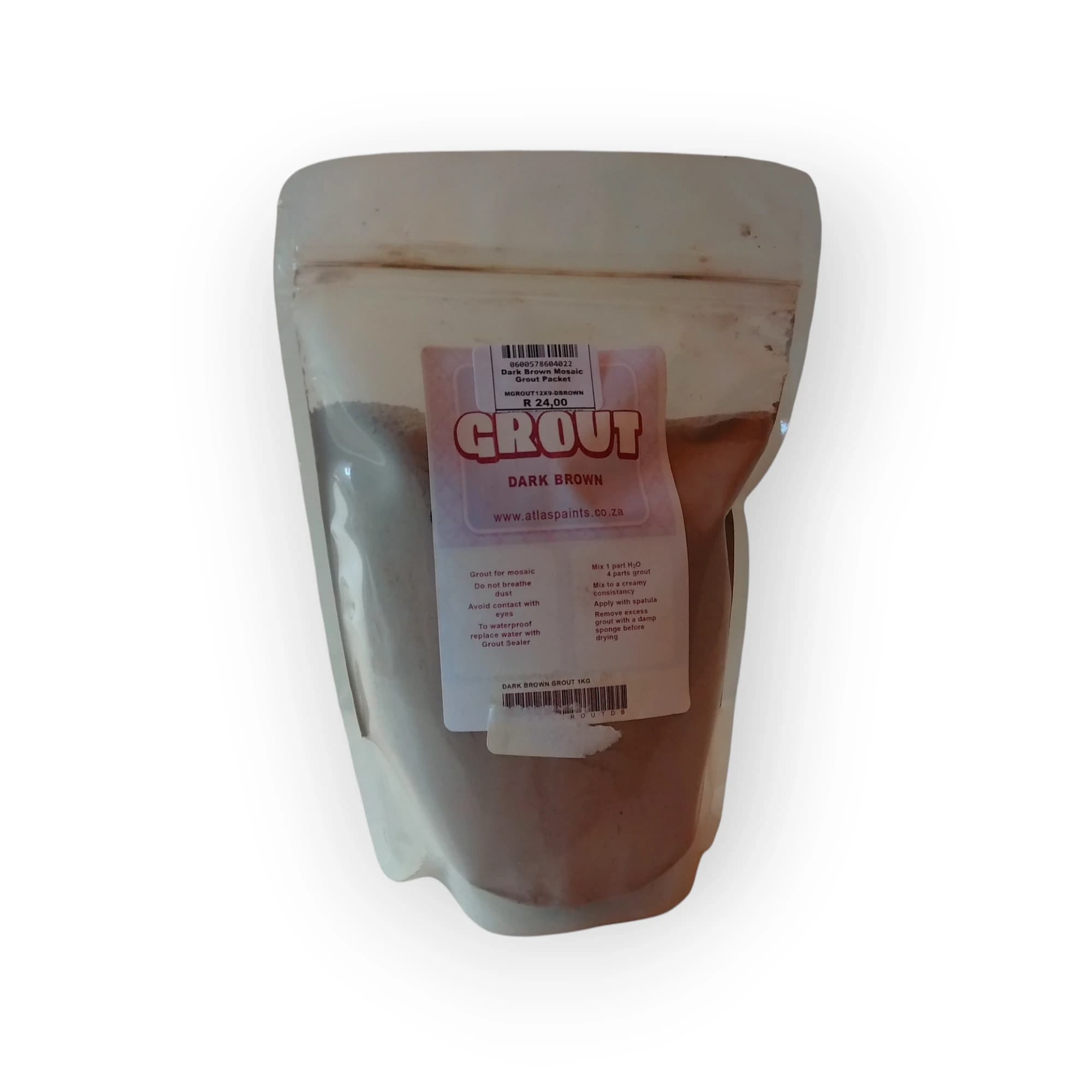 Dark Brown Mosaic Grout Packet