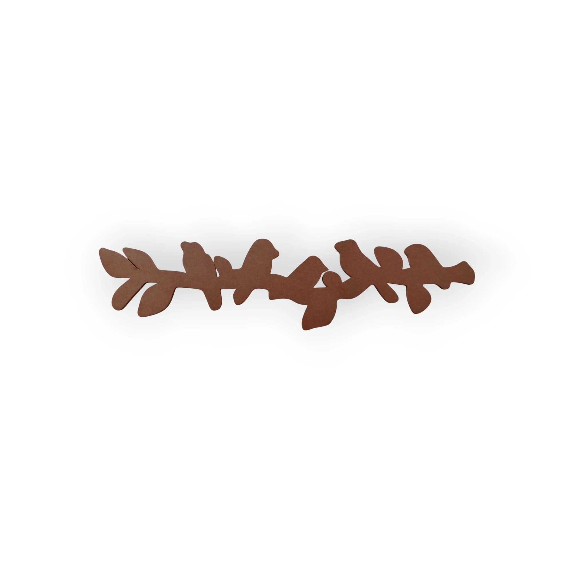 Blank Wood Template 5 Birds On Branch