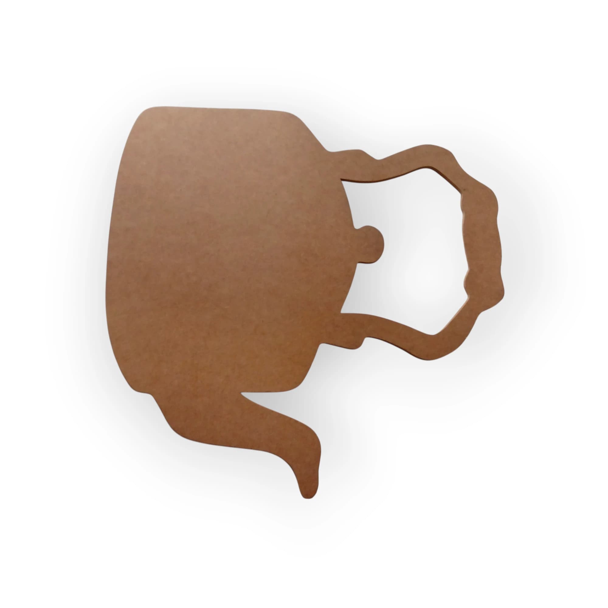 Blank Wood Template Coffee Pot