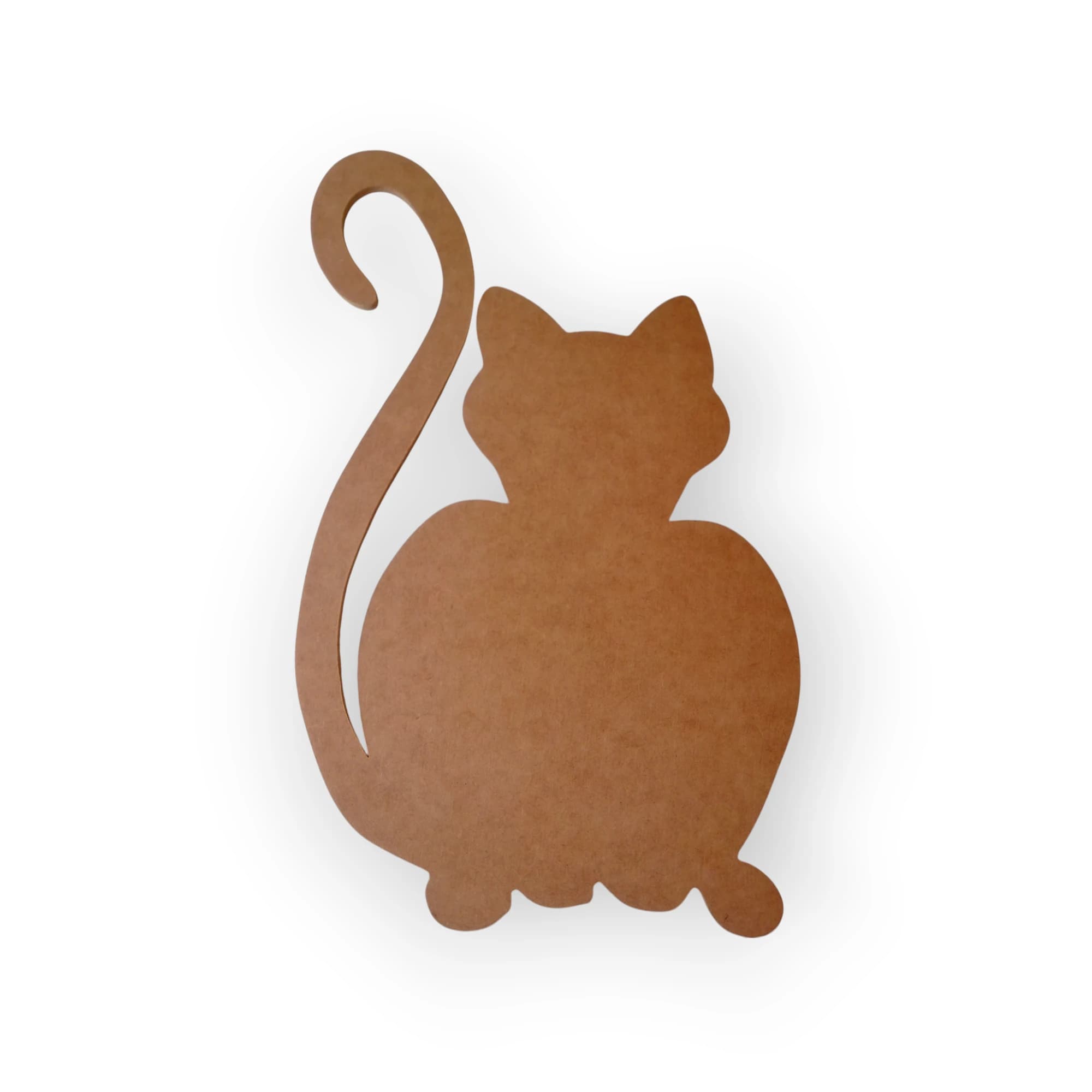 Blank Wood Template Cat