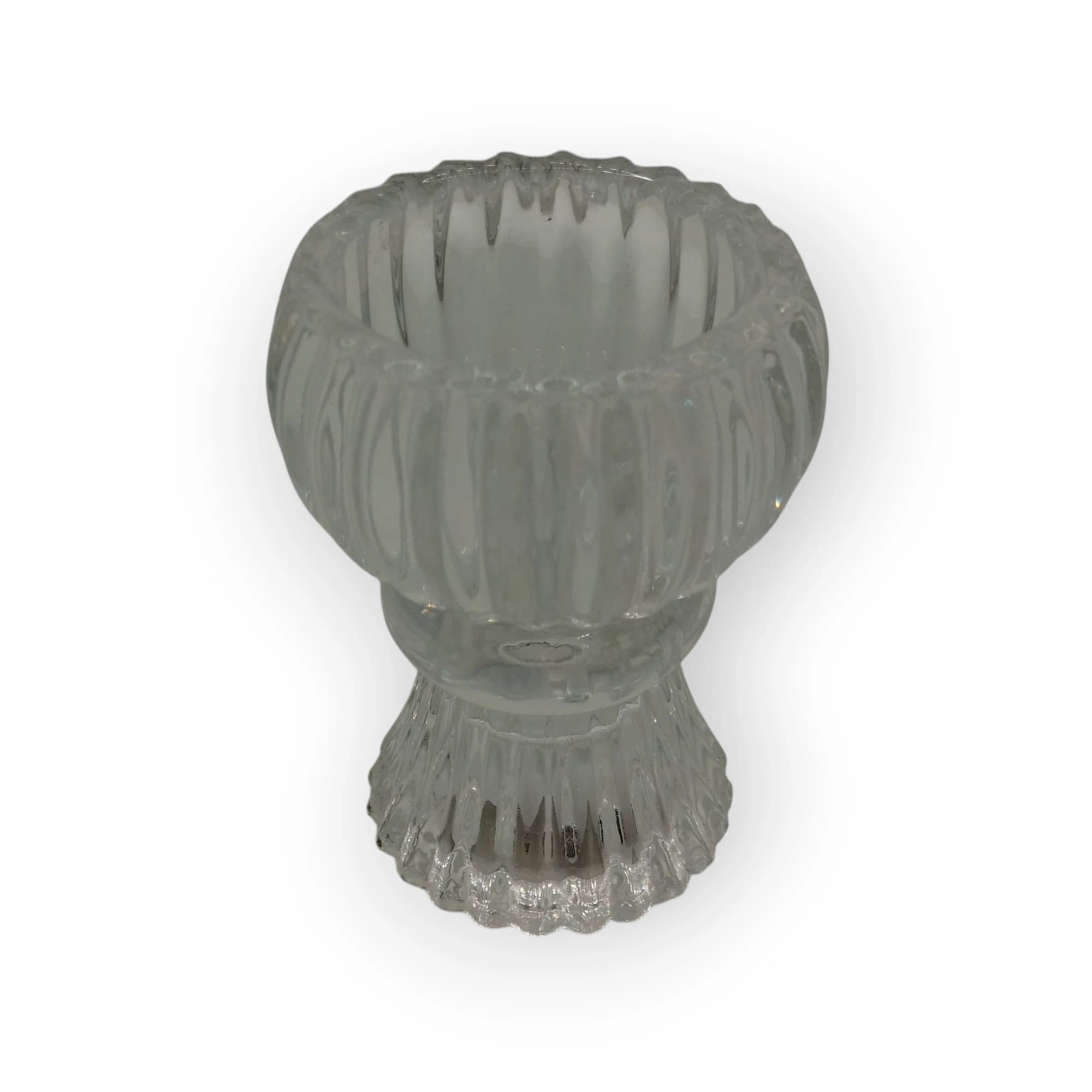 Glass Ribbon Candle - Clear