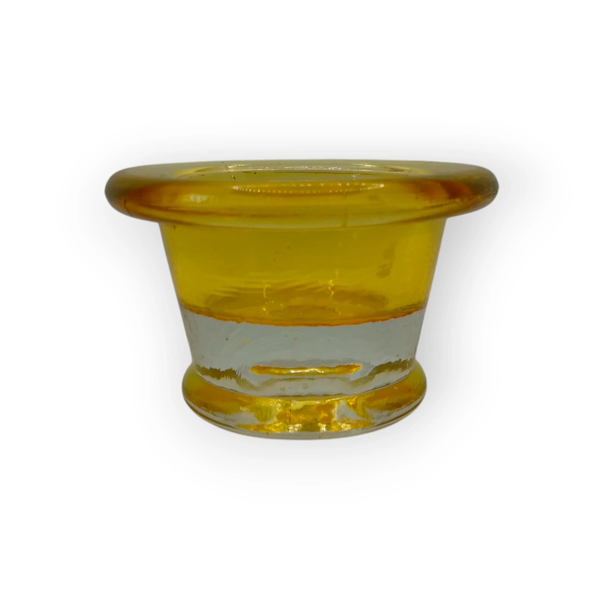Dual Candle Holder - Yellow