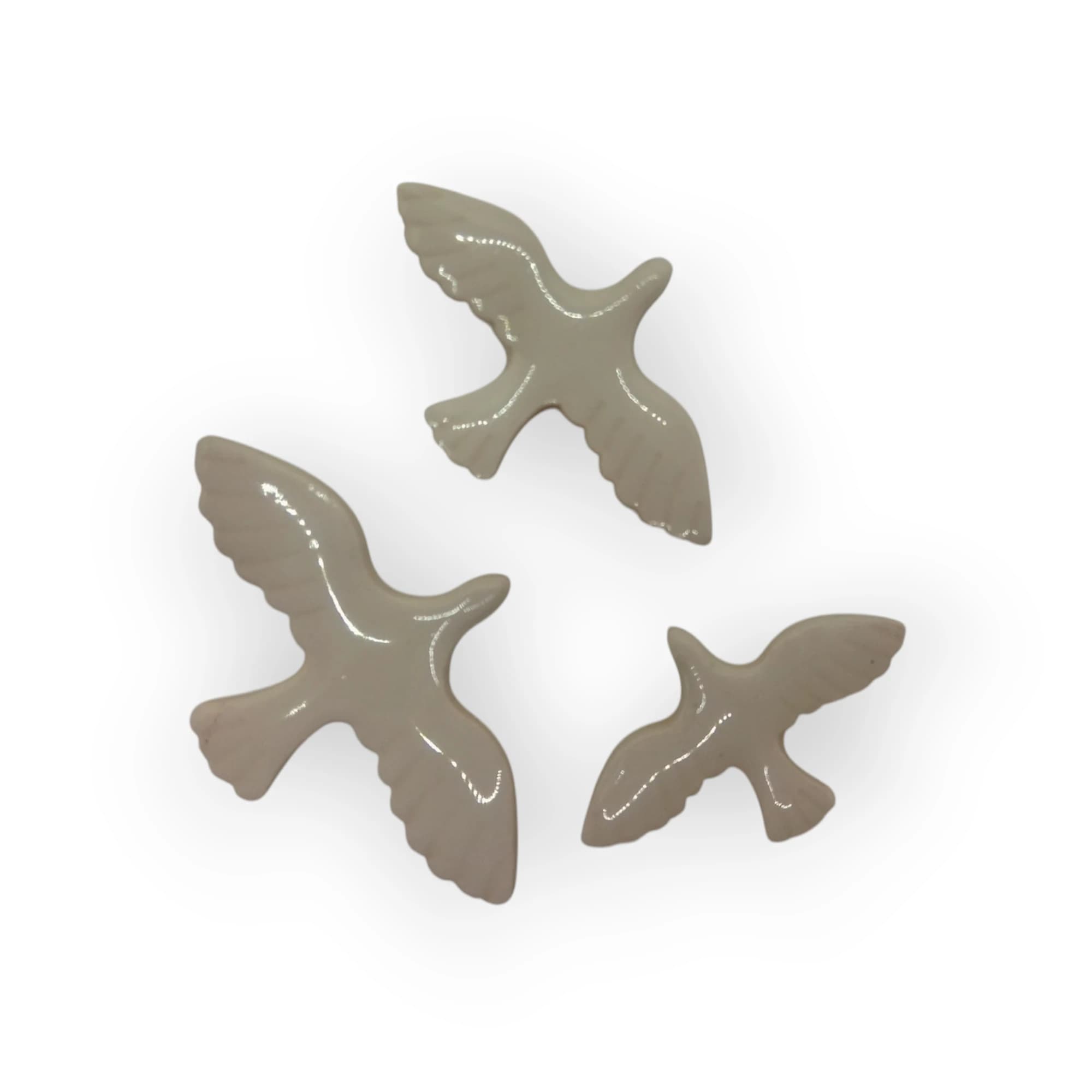 Ceramic Set of Doves