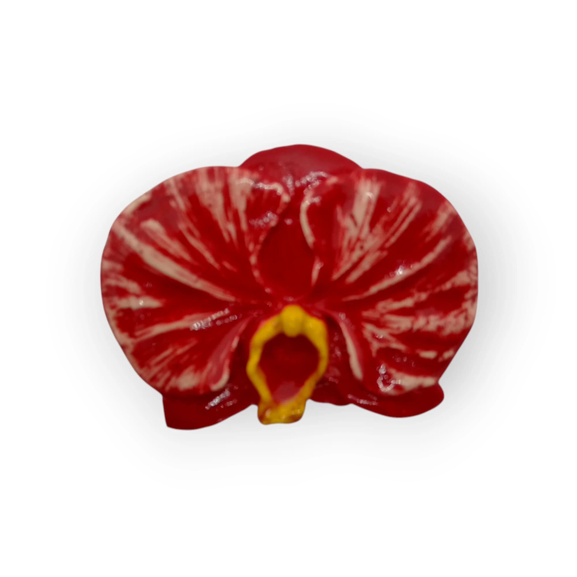 Ceramic Orchid - Red