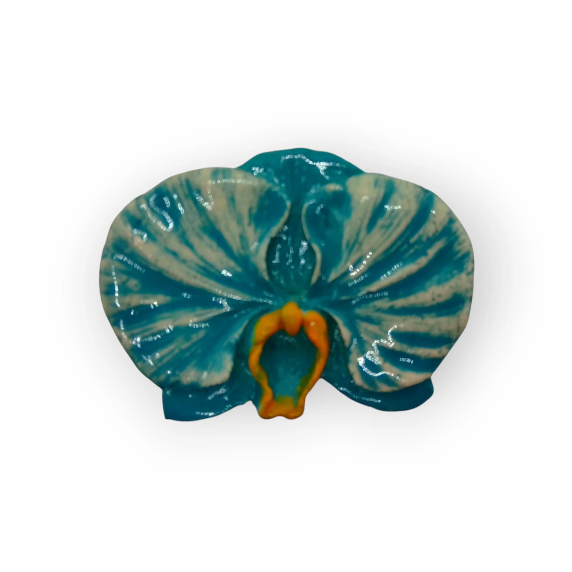 Ceramic Orchid - Turquise